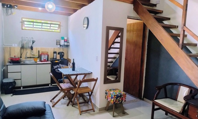 Caraguatatuba Ski Chalet | Cozy Chalet in a Quiet and Safe Condominium with Private Garage