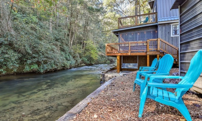 Ellijay Cabin | Cozy Creek Cabin | Ellijay, GA