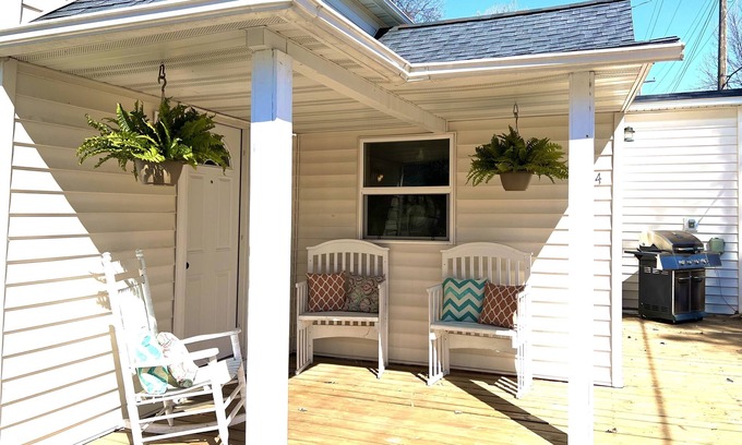 Battle Lake House | Cozy home | Steps away from downtown and West Battle Lake | Private patio