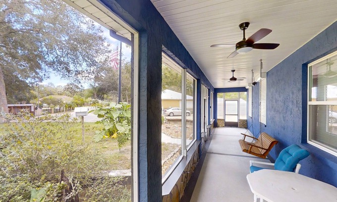 St. Augustine House | Cozy home with private pool, BBQ, dog friendly, central AC, enclosed yard