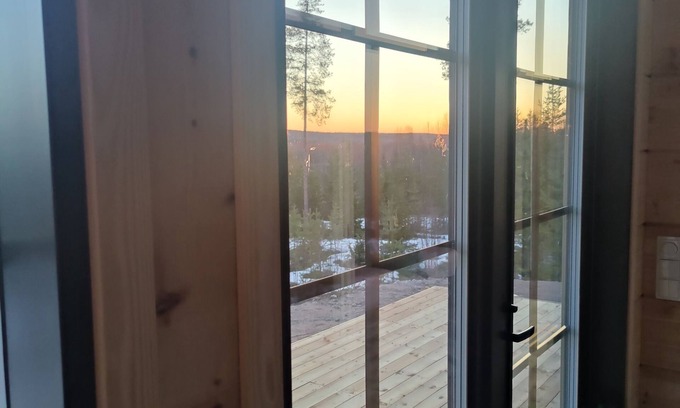 Rovaniemi Cabin | Cozy modern Lodge with a private Aurora vieving point!