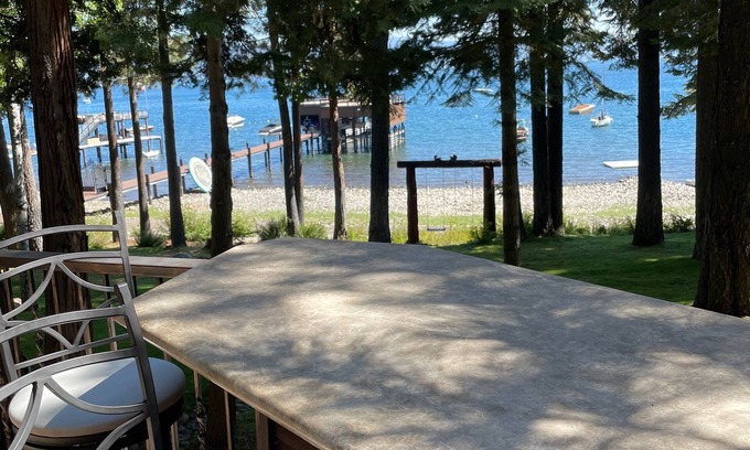 Carnelian Bay Cottage | Cozy Private Lakefront Cottage Surrounded By Lush Trees