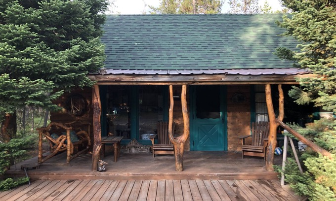 Island Park Cabin | Cozy rustic cabin on wooded 1 acre