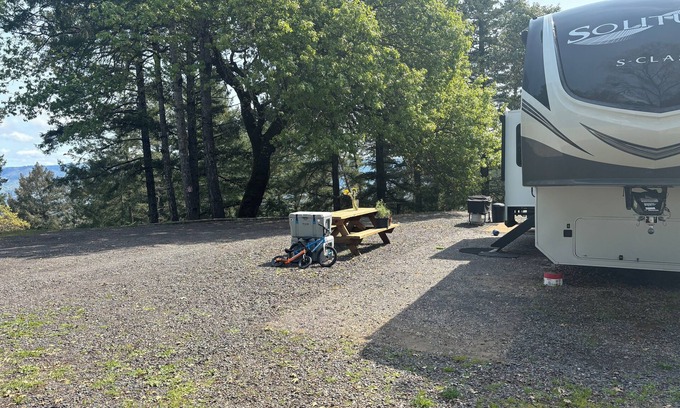 Ukiah Cabin | Cozy RV with terrific views, and peaceful surroundings.