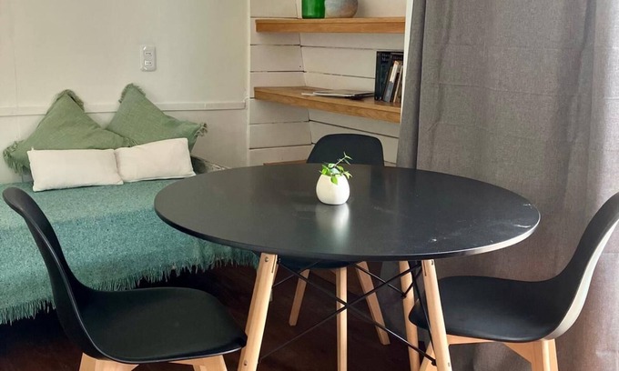 La Pedrera Apartment | Cozy studio DUNA in La Pedrera with AC, WiFi, front deck on a garden