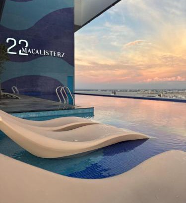 Downtown George Town Apartment | Cozy studio with Komtar view at 22 Macalisterz