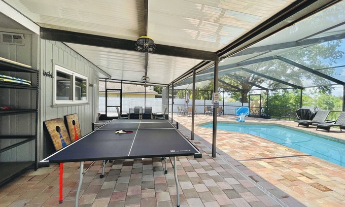 Citrus Park House | Cozy Tampa House with Heated Salt Water Pool