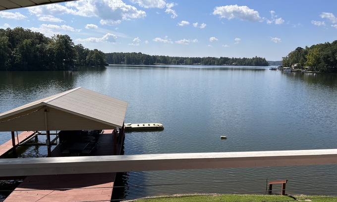 Jacksons' Gap House | Cozy waterfront home with boat ramp, dock and gentle sloping lot.