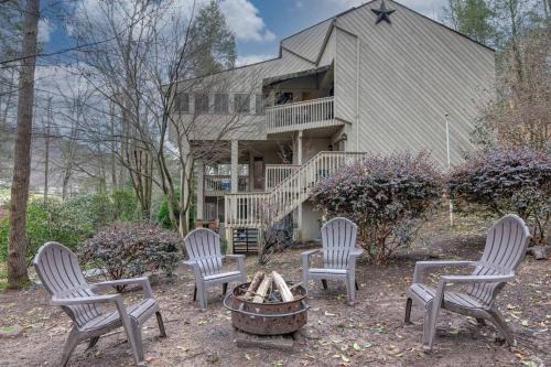 Lake Lure House | Creek Front FirePit Rumbling Bald Resort Sleeps 16