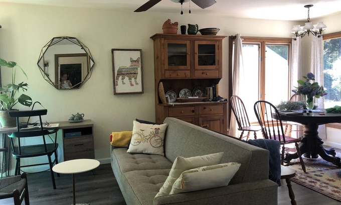 Monte Rio House | Creekside Cozy 2BR 1BA + 2 Acres