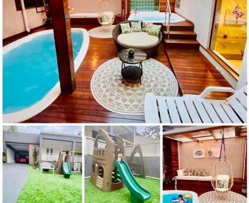 Guabirotuba House | CWB 997 com piscina aquecida jacuzzi e Playground