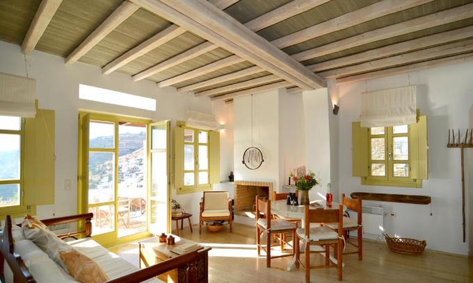 Tinos Town Villa | Cycladic Fos - Entire SeaView 2BR Villa by TinosHost