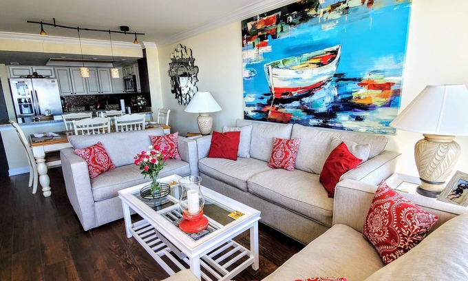 Briarcliffe Acres Condo | Dancing in the Moonlight - Remodeled Ocean Front Condo