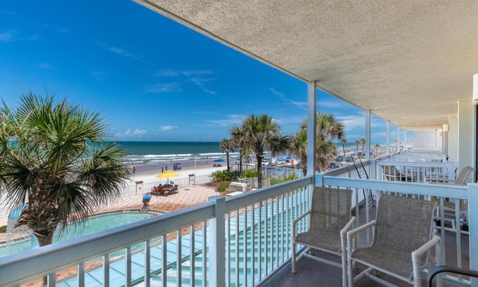 Ortona Park Apartment | Daytona Beach Resort Oceanfront 1 Bedroom Suite, 2 Queen Beds