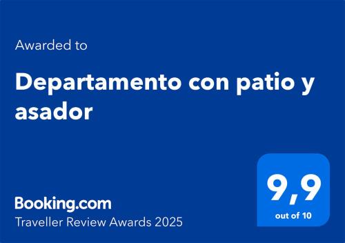 Cordoba Apartment | Departamento PB, patio y asador privados - NUEVO SERVICIO Estacionamiento 24hs INCLUIDO - Cerca de hotel Quinto Centenario, Nuevocentro shopping, Hospital Clinicas y Club Universitario Córdoba Sede central