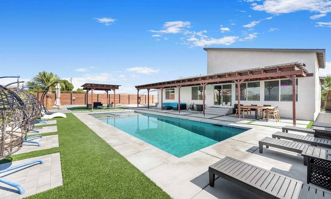 B-Bar-H Ranch House | Desert Luxury: Pool, Pickleball, Golf & Game Room