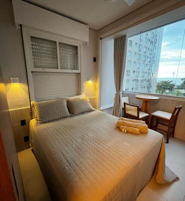 Boqueirao Apartment | Desperte com vista para o mar - luxo e conforto no melhor bairro de Santos