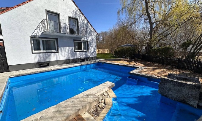 Dachau District House | Detached house with private pool and garden.
