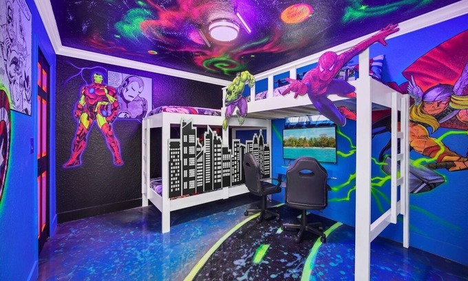 Regal Palms House | Disney Resort w/Game Room, WaterSlide & LazyPool