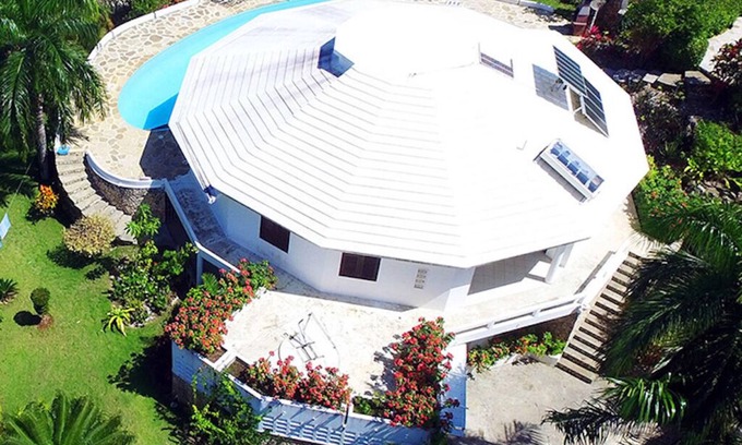 Cabrera House | Shell House, Dominican Caracol with 14m Pool and Ocean view