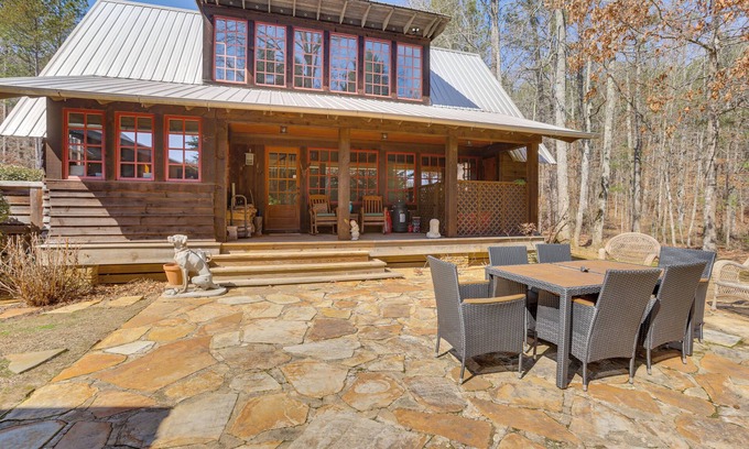 Argo Cottage | Dock, Canoe & Patio: Lakeside Cottage in Alabama