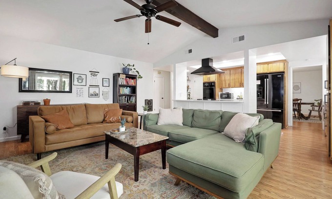 Pollock Pines House | Dog-Friendly Home w/Firepit, Fenced Yard & Office. 5 mins to Apple Hill!