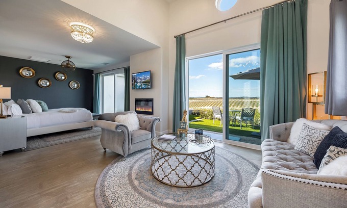 Temecula Bed & Breakfast | Domaine Chardonnay, one of Temecula Wine Country's premier residential properties, is an exclusive, privately operating, winery estate Bed & Breakfast with 3 beautifully appointed, independent guest suites for overnight accommodations, each featuring