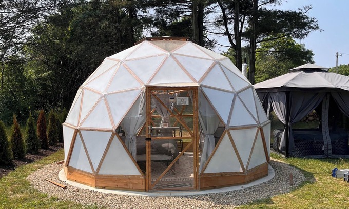 South Haven Cabin | Dome #2 - Dome Haven Campground - Escape, Unwind, Repeat!