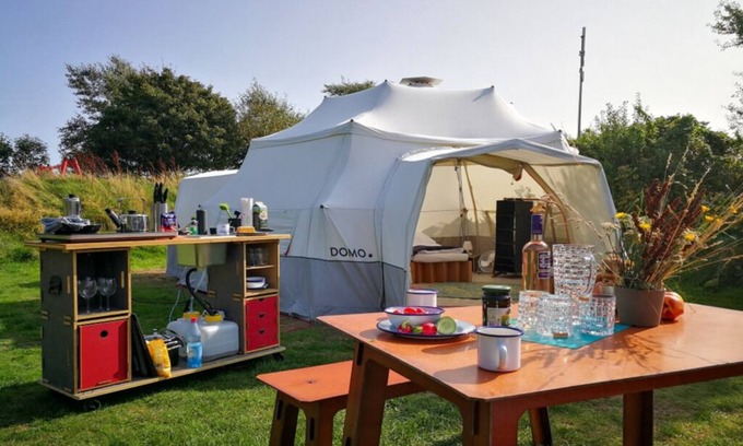 Morsum RV Rental | DOMO CAMP SYLT - DOMO Glamping tent for 2P - 4P with Fully equiped kitchen