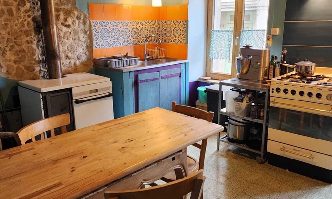 Bugarach House | "Domo de abundo", view of the bugarach peak and its magnificent natural park