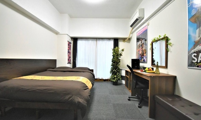 Higashi Apartment | Double bed C 6 minutes walk from Sapporo Station - 205/Sapporo Hokkaidō