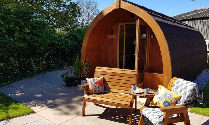 Horton in Ribblesdale Cabin | Douk Ghyll Glamping Pod - Ribblesdale Pods