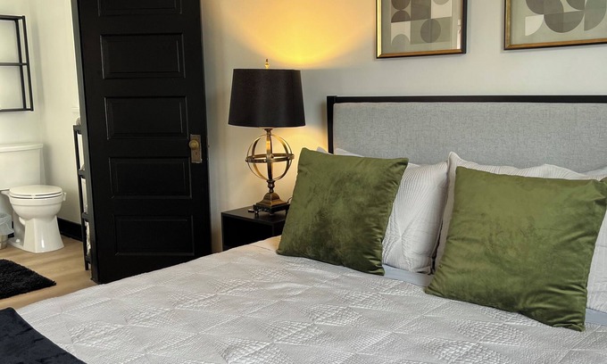 Saint Joseph Apartment | Downtown Flat Steps from Silver Beach