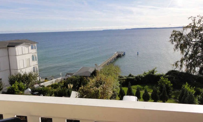 Sassnitz Hotel | DR 08 Standard with sea view and balcony - Hotel garni Meeresgruß ***
