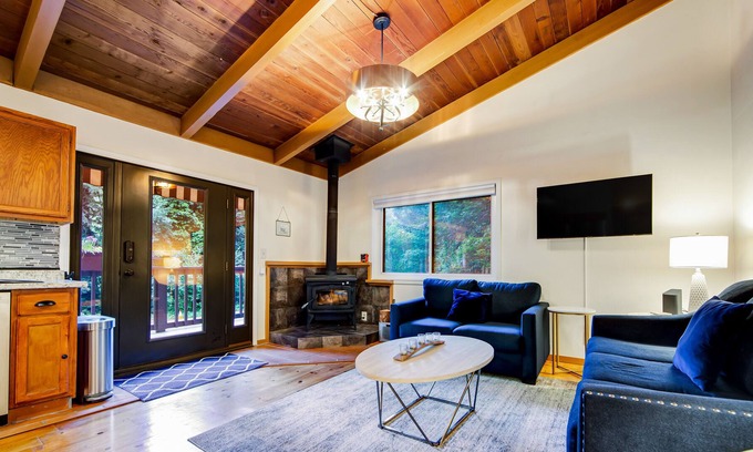 Cazadero House | Dreamy Dwelling in the Trees w/ Fern Garden, Creek & Private Hot Tub - Dogs OK