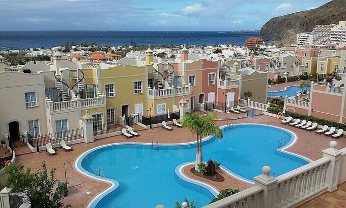 Palm-Mar Apartment | Duplex appartement Palm Mar with pool and ocean view