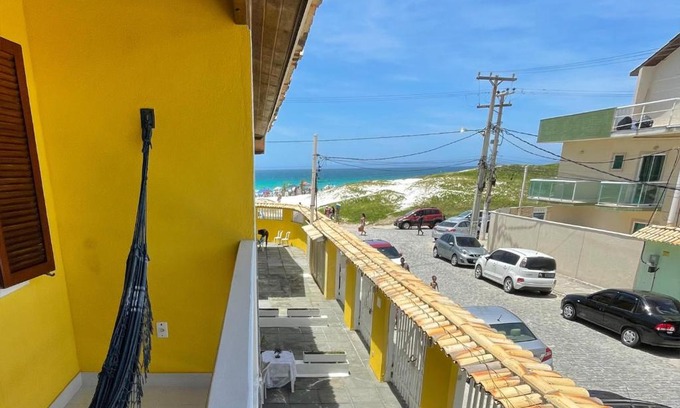 Foguete House | Duplex Miramar Praia das Dunas - Pé na Areia - Ar Condicionado