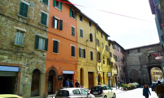 Old Town Apartment | Each window is a painting in the heart of Perugia.