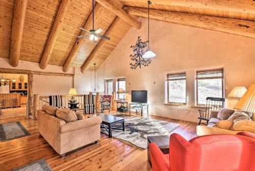 Cimarron House | Eagle Nest Home with Hot Tub and Views - 5 Min to Lake