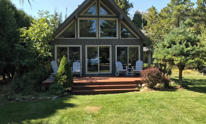 Sturgeon Bay House | Elegant and spacious Sturgeon Bay getaway with tranquil private beach.