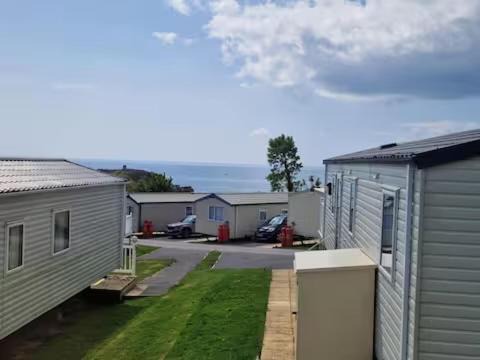 Exmouth Resort | Elms Caravan with sea views at Devon Cliffs