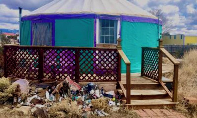 Agua Fria Resort | Enchanted yurt with amazing views and llamas too
