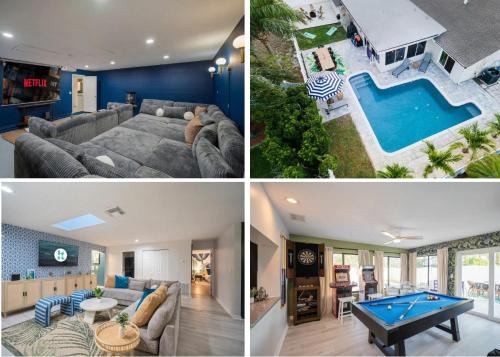 Seminole House | Epic Yard Pool Movie Theater Arcade Games