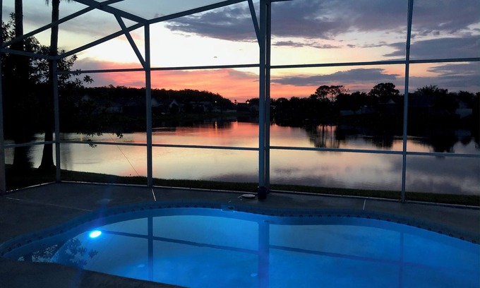 Lakeside Estates House | Escape to Paradise!Luxury Waterfront Heated Pool House in Tranquil Neighborhood!