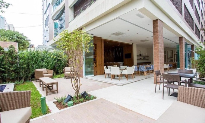 Pompeia Apartment | Estanconfor Praia Santos AC garagem sacada fechada