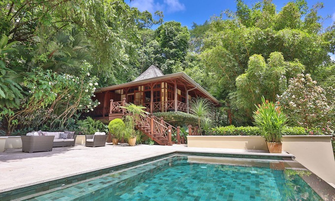 Hatillo House | Exclusive Balinese Garden Villa w/Private Pool and Sculpted Gardens with Pagoda