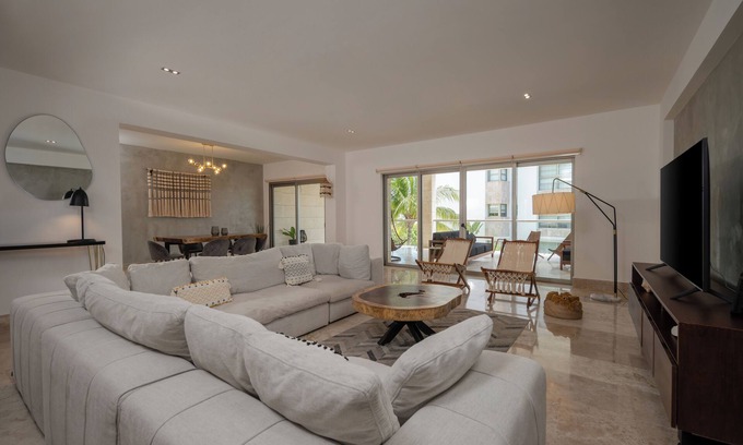 Bouvet Island Apartment | Exclusive Beach Condo 3 BR LA Amada Cancun