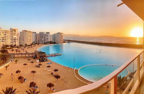 La Serena Apartment | Exclusive Laguna mar- 3 camas matrimonio-10 gente