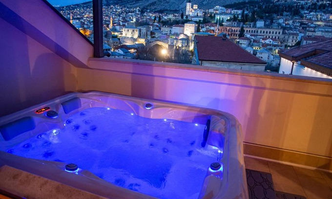 Mostar Old Town Apartment | Exclusive Penthouse Old town with sauna and jacuzzi