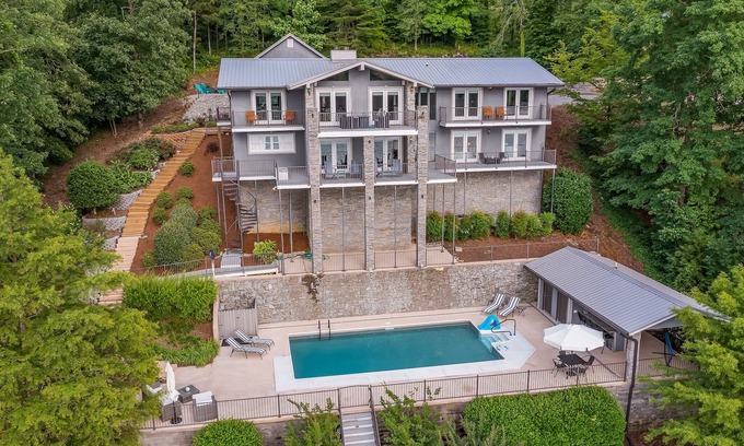 Cullman House | Expansive Retreat with Heated Pool & Gorgeous Views